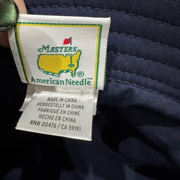 Masters Kids Youth Fit Navy Blue Augusta Icons Bucket Hat EUC All Over Print - Picture 4 of 4